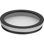 Collection de lentilles cylindriques - Couvercle cylindrique rond noir de 5 pouces - 0,83 x 5 x 5