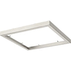 Everlume Collection Brushed Nickel 14  Square Trim Ring - 14.410  x 14.410  x 1.570 