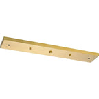 Canopy Kit 23-1 4  Length for Up to 3 Pendants - Brushed Bronze - 23.25 in x 4.18 in x 0.75 in