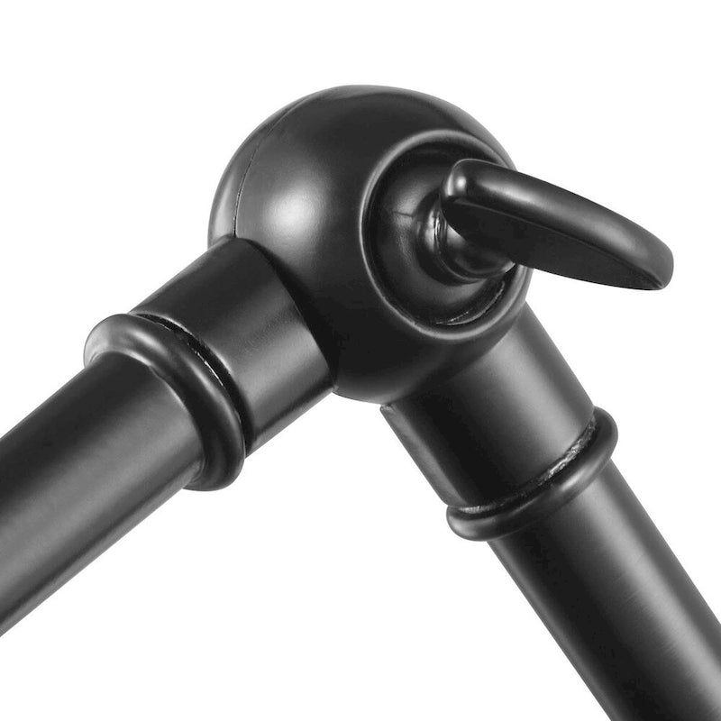 Hinton Collection Black Swing Arm Wall Light