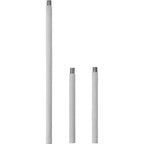 Kit d'extension de tige finition plâtre blanc - Plâtre blanc - 1,27 cm x 1,27 cm x 61 cm